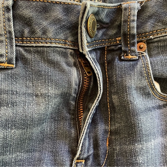 American Eagle Super Skinny Blue Jeans Womens Size 6 Regular Preowned (65) - Picture 14 of 14
